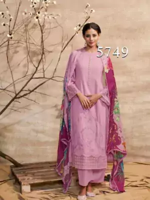 Heer Shabiba Pure Cotton Salwar Suits | Pink