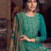 Kala print designer Pashmina Suits