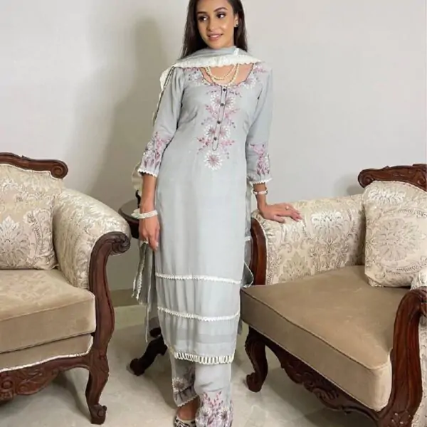 Punjabi Suits Trending Suits For Girls Grey