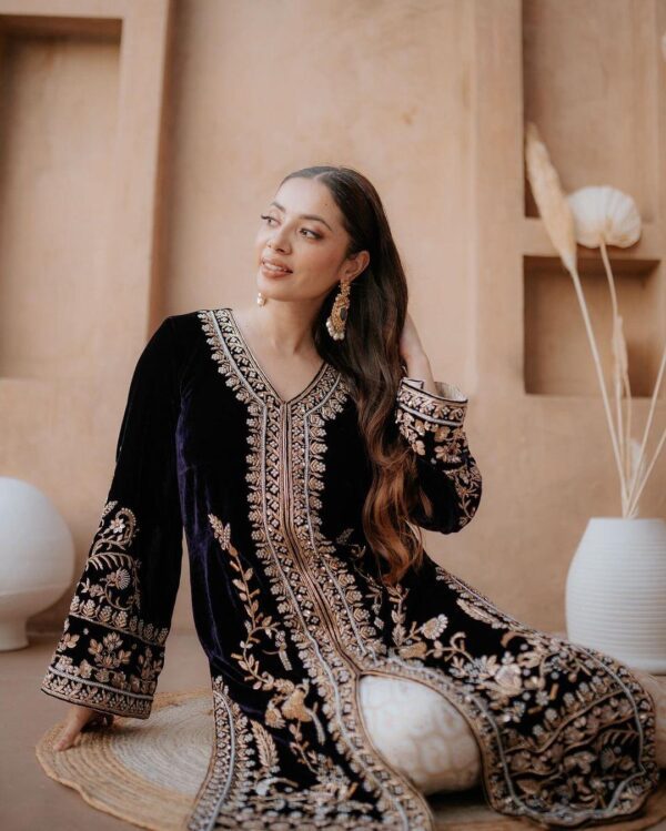 Designer Salwar Suits For Wedding Party | Purple