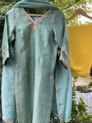 green punjabi suit