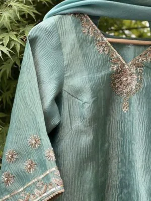green punjabi suit