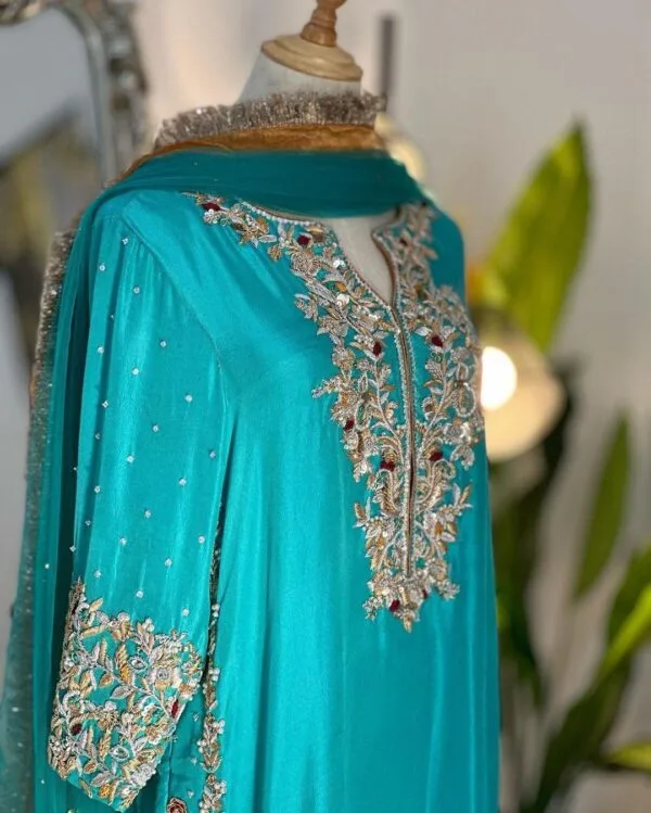 Hand Embroidery Suit Design | Punjabi Suit