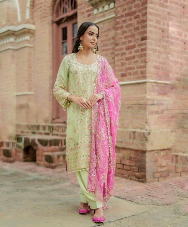 Punjabi Suits | Punjabi Outfit | Green