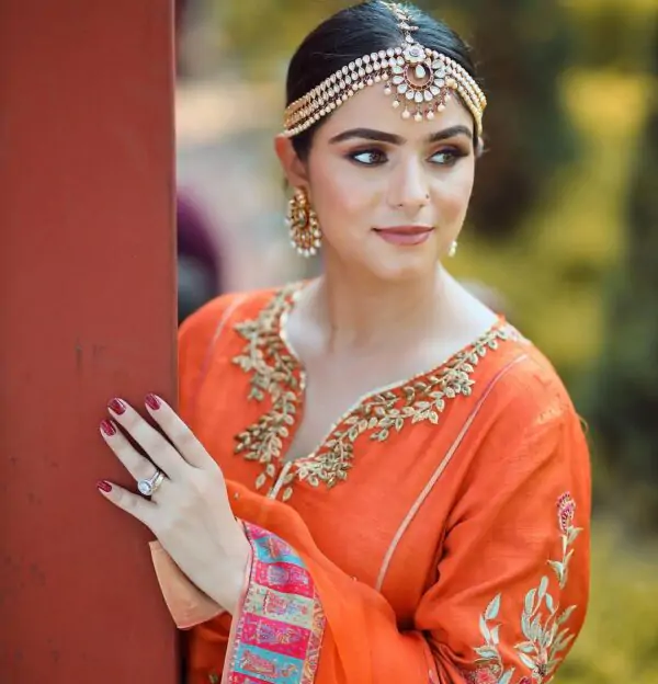 Designer Salwar Suits For Wedding Party | Orange