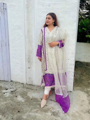 Ladies Punjabi Suit | New Punjabi Suit | White