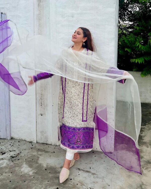 Ladies Punjabi Suit | New Punjabi Suit | White