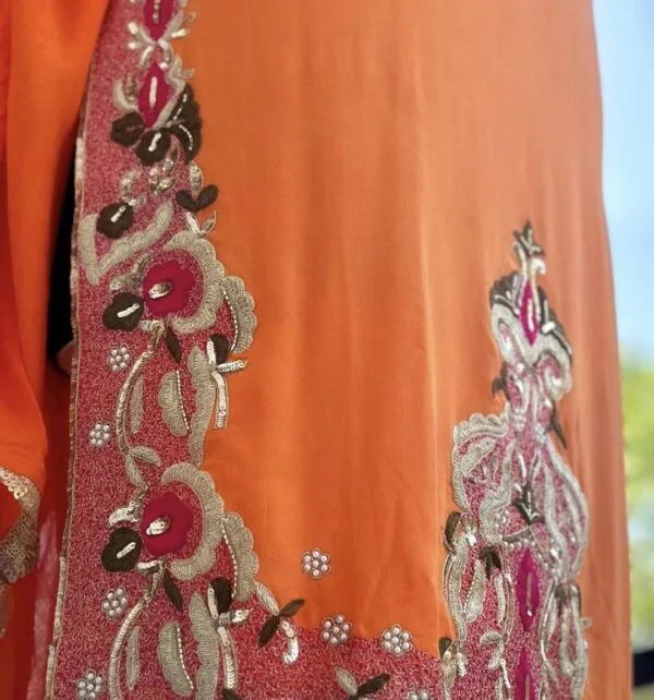orange punjabi suit