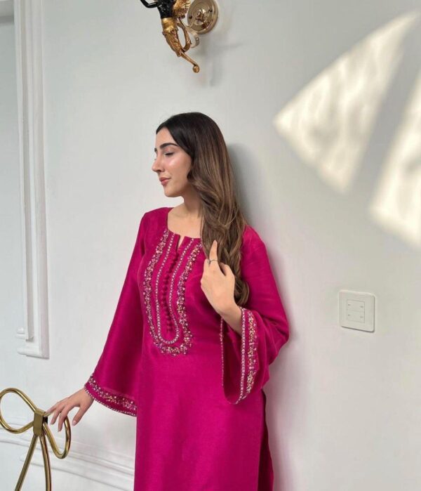 Party Wear Punjabi Suit Design | Handwork Pink