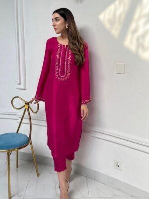 Party Wear Punjabi Suit Design | Handwork Pink