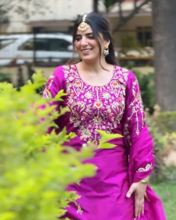 Latest Suit Design 2023 Party Wear | Pink Suit Punjabi