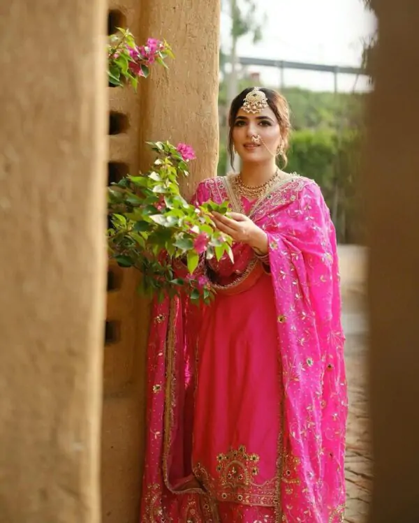 Latest Suit Design 2023 Party Wear | Pink Punjabi Suit