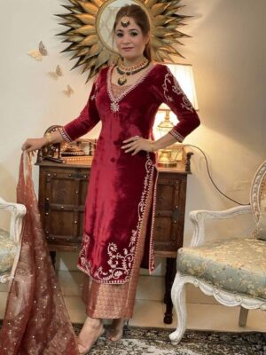 Velvet Suits For Women | Punjabi Suit