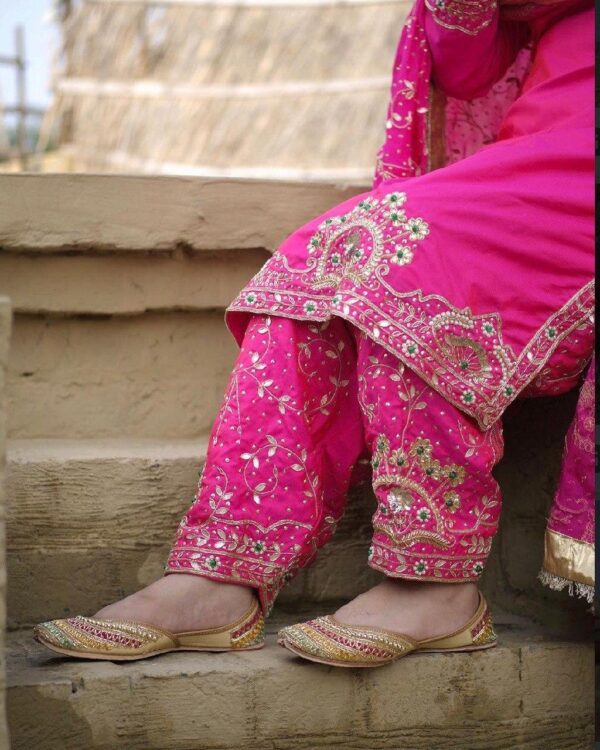 Latest Suit Design 2023 Party Wear | Pink Punjabi Suit