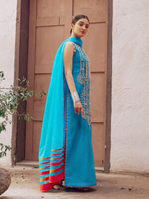 Punjabi Wedding Outfit | Punjabi Suit Design | Bluee Suit