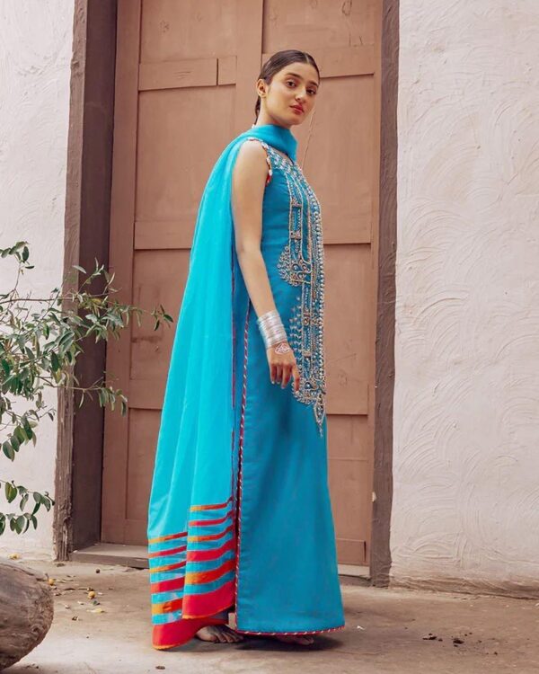 Punjabi Wedding Outfit | Punjabi Suit Design | Bluee Suit