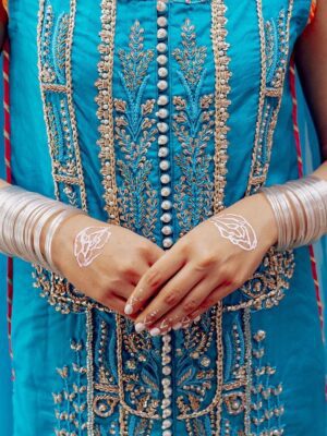 Punjabi Wedding Outfit | Punjabi Suit Design | Bluee Suit