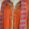 Simple Punjabi Suit Design | Salwar Kameez | Orange