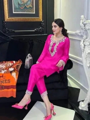 Simple Punjabi Suit Design | Salwar Kameez | Pink
