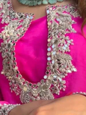Simple Punjabi Suit Design | Salwar Kameez | Pink