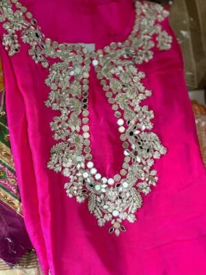 Simple Punjabi Suit Design | Salwar Kameez | Pink