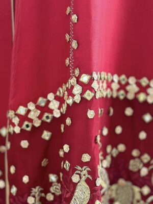 Simple Punjabi Suit Design | Salwar Kameez | Red