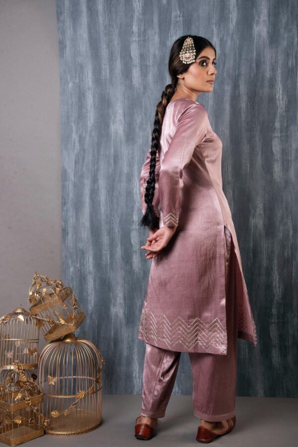 Velvet Suits For Women Rose Punjabi Suit