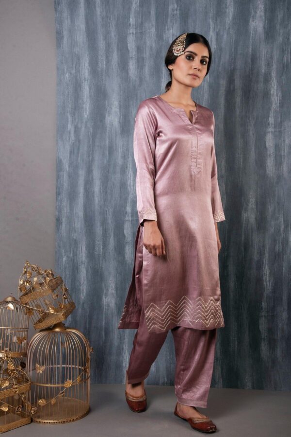 Velvet Suits For Women Rose Punjabi Suit