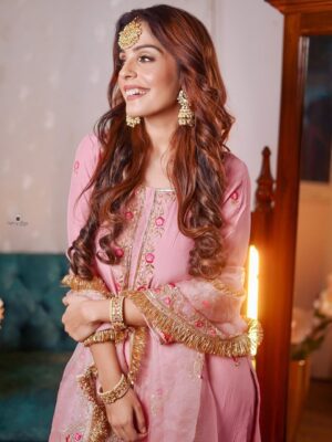 Designer Boutique Punjabi Suit Pink