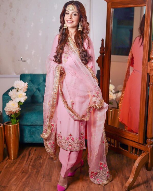 Designer Boutique Punjabi Suit Pink