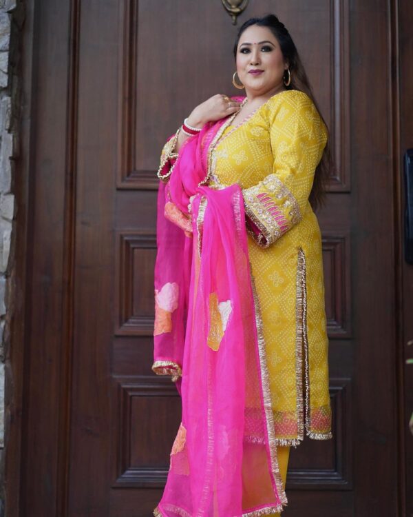 Designer Boutique Punjabi Suit Yellow