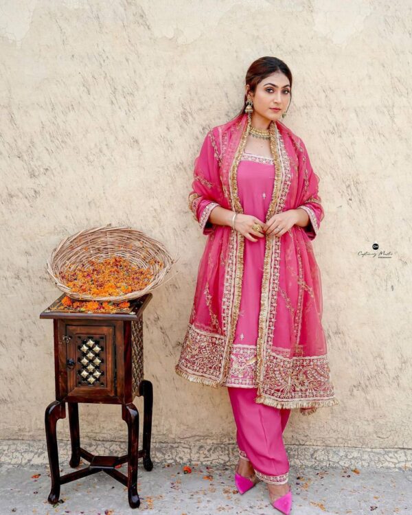 Latest Punjabi Pink Suit Online Boutique