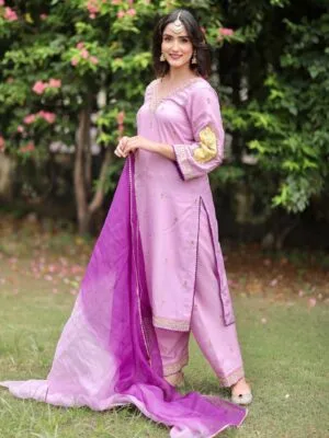 New Fashionable Punjabi Suit Handwork