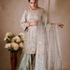 Punjabi Designer Suit Royal Silver