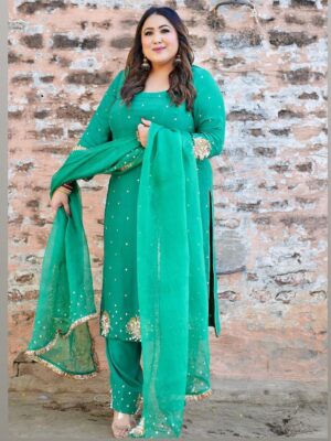 Punjabi Salwar Suit Trending Punjabi Suit Green