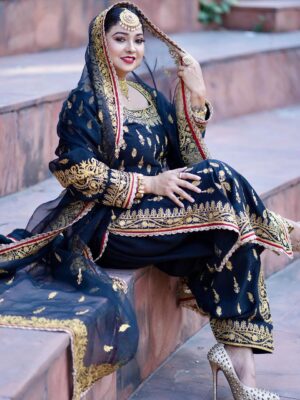 Punjabi Designer Suit | Shop Worldwide | Blue