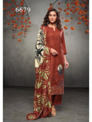 Ganga Rangoon 954 Exclusive Banarasi Silk Salwar Suit Catalog Buy Online