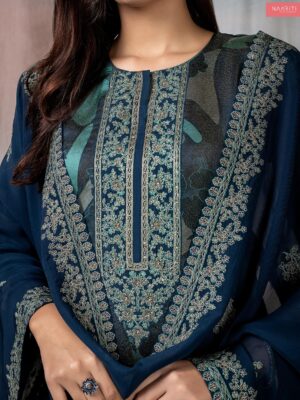 Naariti Anokhi Tissue silk suits with handwork