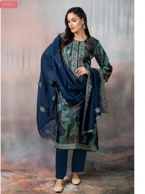 Naariti Anokhi Tissue silk suits with handwork