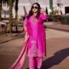 Punjabi Suits For Wedding Pink