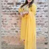 Latest Punjabi Suit Design 2024 Yellow