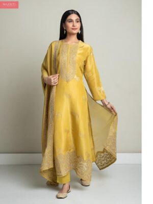 Naariti designer silk suits with handwork embrodiery