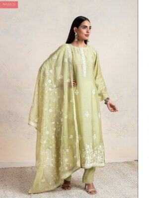 naariti Suits areha maslin silk suits