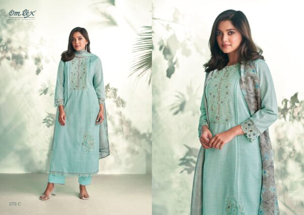 Omtex suits Paloma pure Cotton suits for women | green