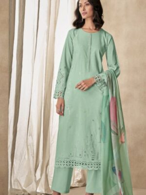 omtex uma cotton lawn suits with embroidery