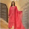 Rangrasiya: Original Pakistani Lawn Cotton Suits | Red
