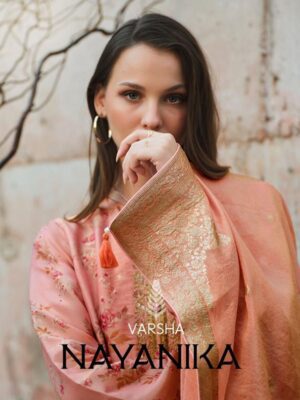 varsha fashion suits nayanika tissue silk suits