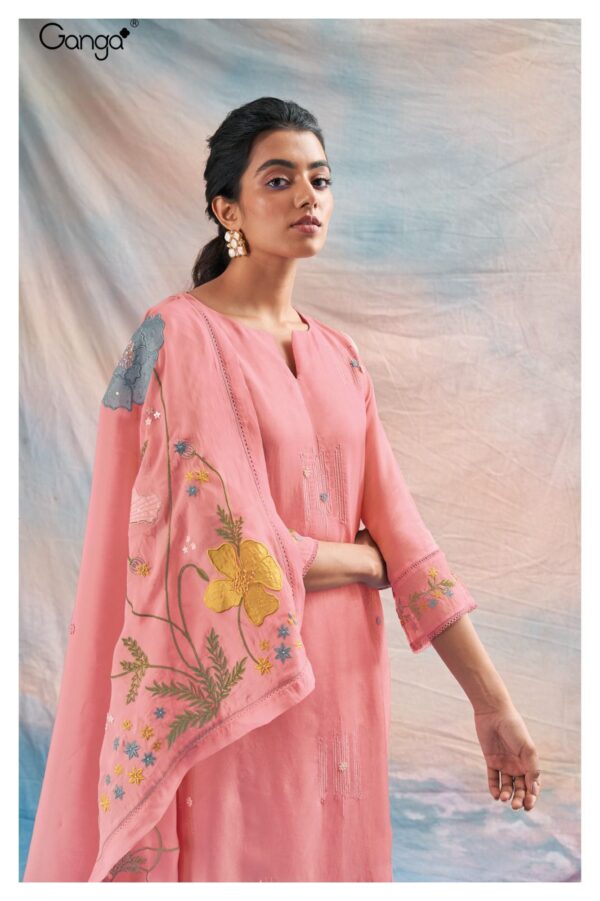 Ganga silk suits for women Pink