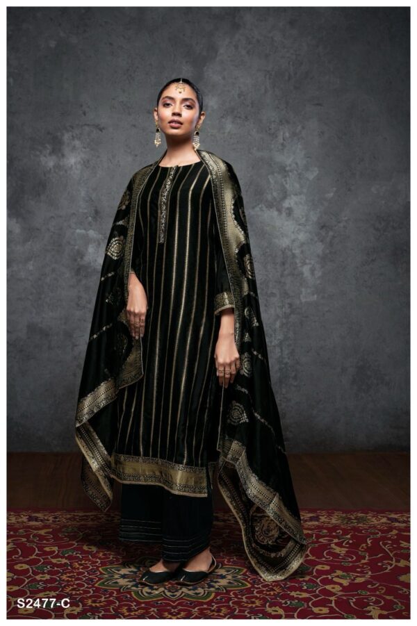 Ganga Suits Collection Black suits for women