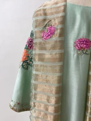 green punjabi suit online boutique